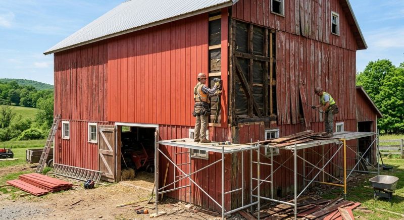 Barn Siding Replacement in Jacksonville Beach, FL
