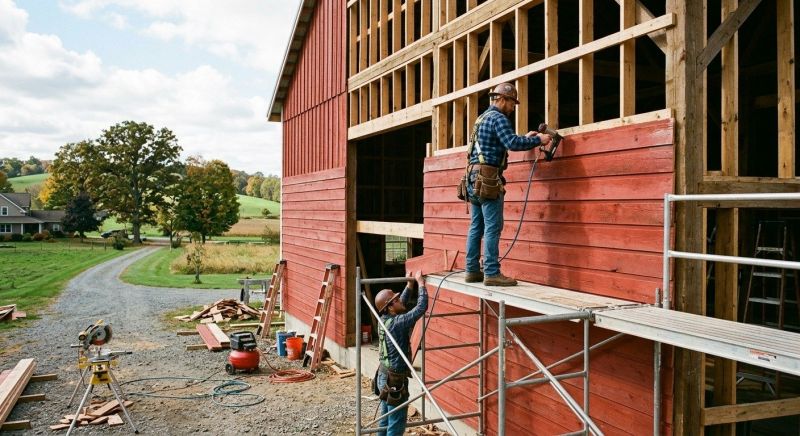 Barn Siding Replacement in Nassau County, FL