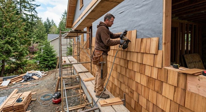 Cedar Siding Installation in Atlantic Beach, FL