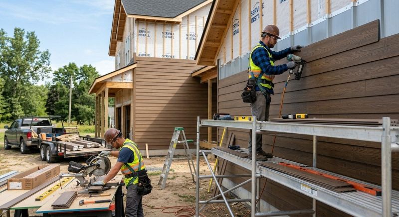 Faux Wood Siding Installation in Callahan, FL