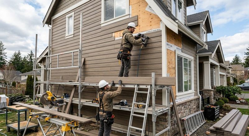 Faux Wood Siding Installation in Jacksonville Beach, FL